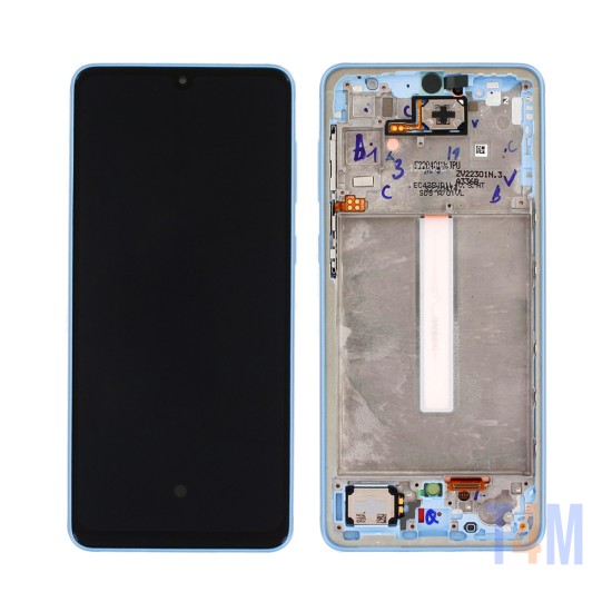 Touch+Display con Frame Samsung Galaxy A33 5G 2022/SM-A336B 6,4" Service Pack (GH82-28143C/GH82-28144C) Azul